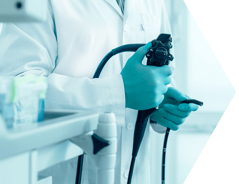 Ärztliche Endoskopie – Untersuchung des Magen-Darm-Trakts mit flexiblem Endoskop